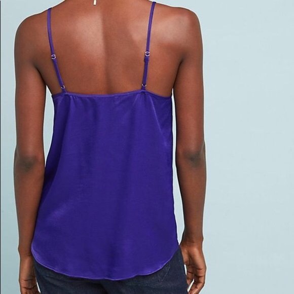 Anthropologie velvet trim cami by Floreat - Picture 3 of 5